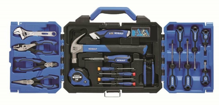 Hand Tools * | Cheap Kobalt Household Tool Sets 121-Piece Household Tool Set With Folding Case