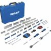 Hand Tools * | Top 10 Kobalt Mechanics Tool Sets 309-Piece Standard (Sae) And Metric Combination Polished Chrome Mechanics Tool Set (1/4-In; 3/8-In)