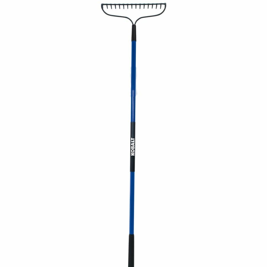 Outdoor Tools & Equipment * | Best Deal Kobalt Garden Rakes Kobalt Fiberglass Handle Forged Bow Rake